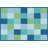 KIDSoft Block Seating Decorative Tufted Blue/Green/Teal Area Rug-81280471