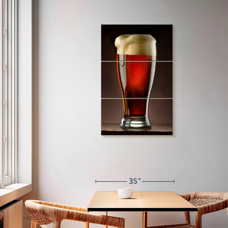 Yarlin Tall Beer Glass, 57" H x 36" W