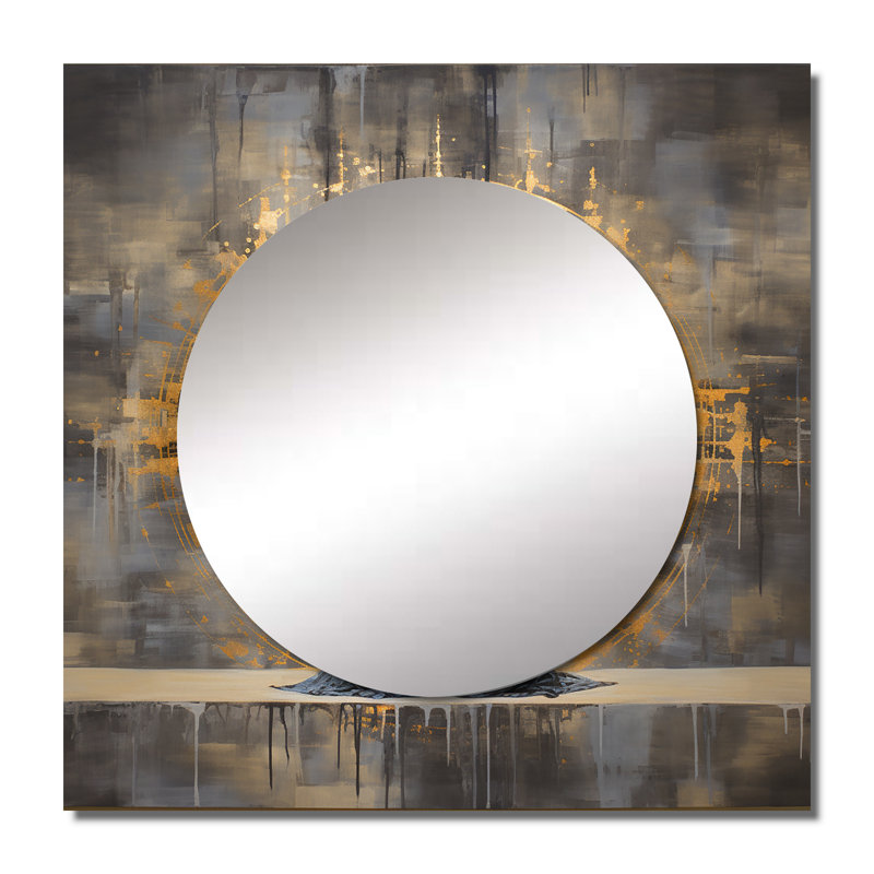 Art mural en miroir Getter - Meditation, 29 po x 29 po