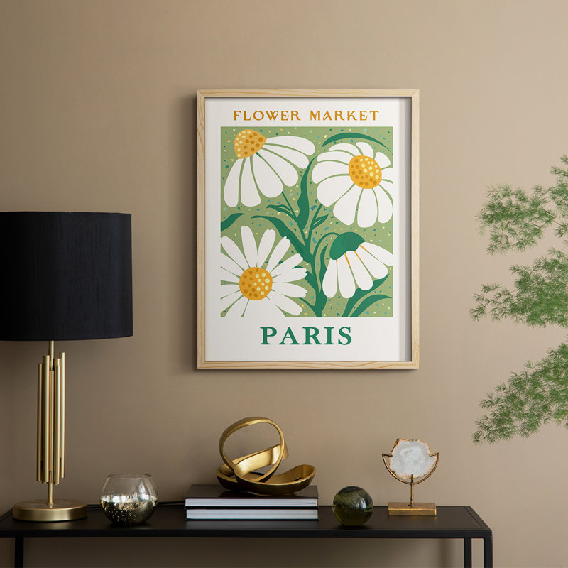 Matisse XVII, reproduction d'art encadrée - bois massif, H 21 po x l 17 po