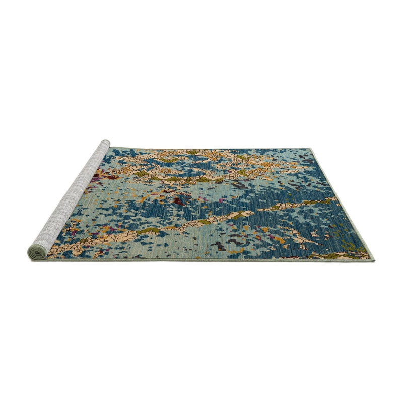 Ajkune Abstract Indoor Rug, Round 4'