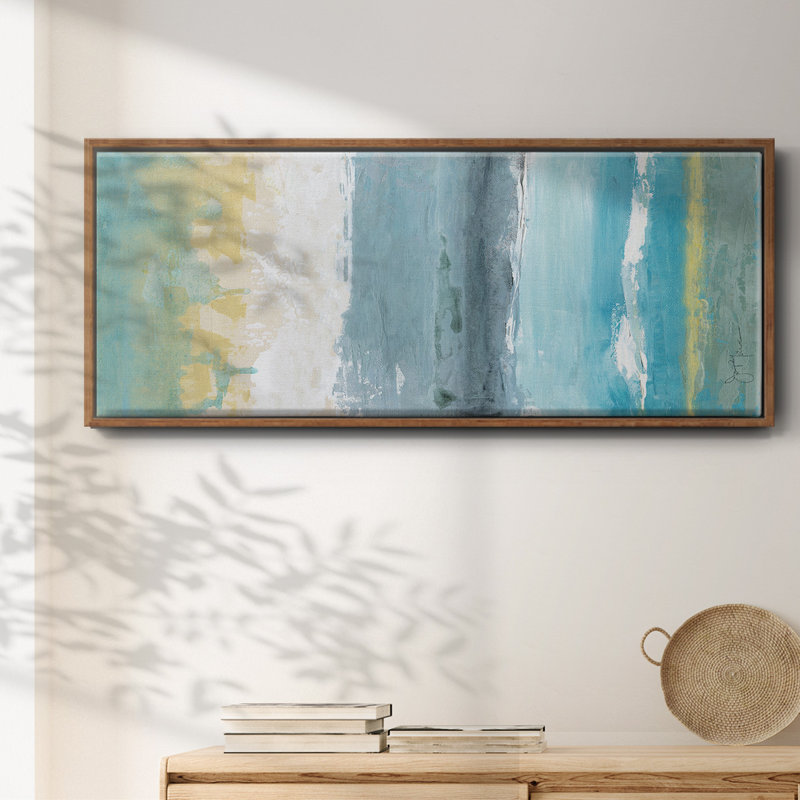 Beach Walk I- Framed Canvas