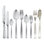 Sole 54 - Piece Stainless Steel Flatware Set - Service for 6