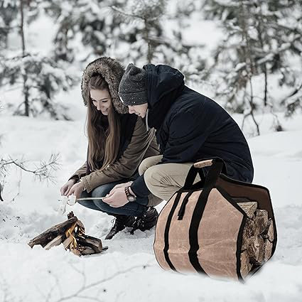 Canvas Log Carrier