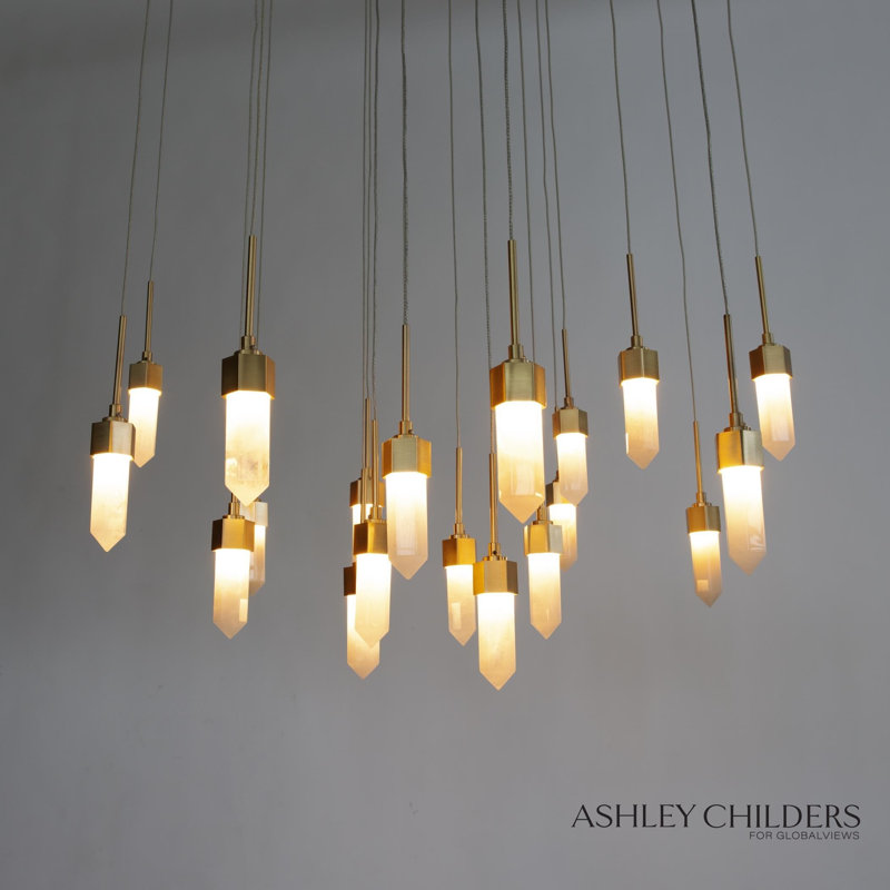 Leo 20 - Light Chandelier, 61.5" H x 25.75" W x 25.75" D