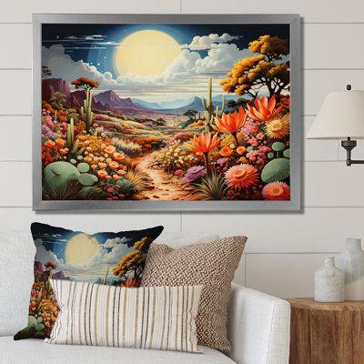«Desert Cacti Garden III» sur toile