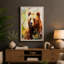 Brown Bear Stillness Boho - Print-136738198-136738199
