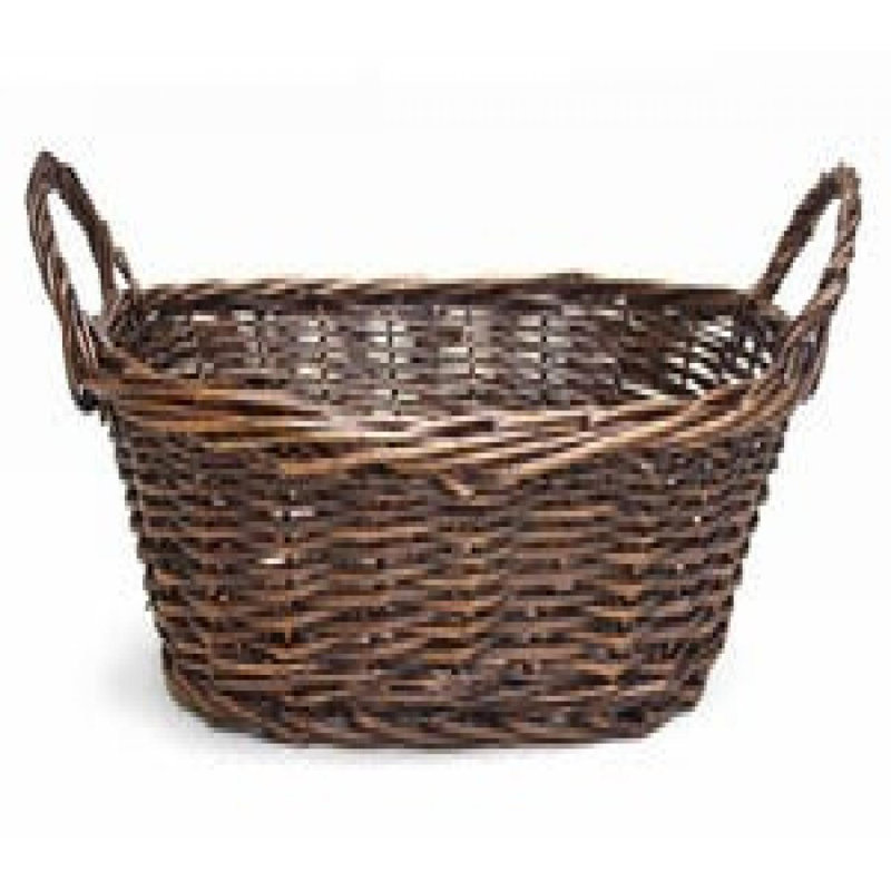 Panier ovale en saule suisse
