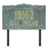 Signature Series 2-Line Lawn Address Sign