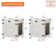 Set Of 2 Nightstand With Rustic Lock And Storage Cabinet  For Small Spaces,Antique White