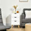 Benzion 40cm W Particle Board Bedside Table