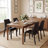 Full Assembled Saddle Leather Dining Chair Upholstered Side Chair With Padded Seat, Armless Vanity Chair With Metal Frame For Dining Living Room Vanity Office-119461278-117454506-123277728