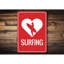 Panneau «Love Surfing»-58193474