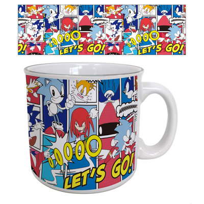 Sonic - Comic Panel 20oz. Camper Mug