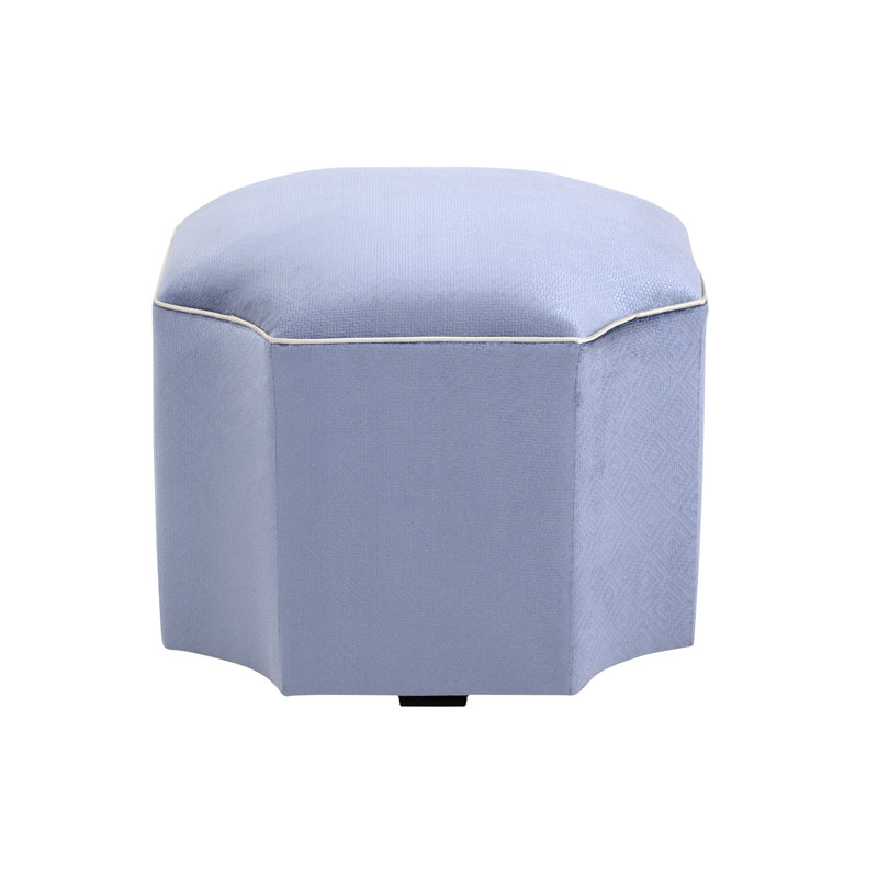 Celtic Novelty Ottoman, Blue