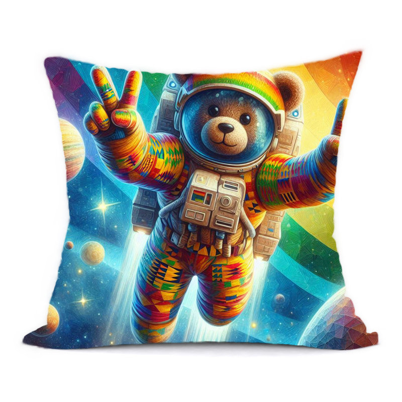 Hiltop Newport Abstract Reversible Throw Pillow