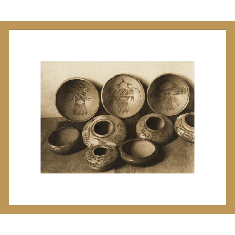 East Mesa pottery (The North American Indian v. Douzième. Norwood MA The Plimpton Press) par Edward Sheriff Curtis