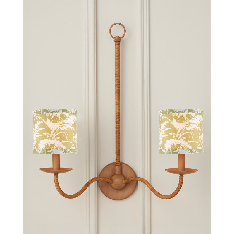 Aviary Drum Chandelier Shade, Moss