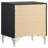 Malcolm Black 2-Drawer Nightstand Bedside Table