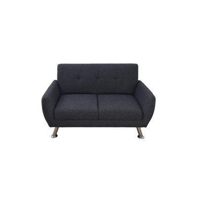 Mendoza Linen Flared Arm Loveseat