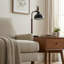 LAMPE DE TABLE EN PLASTIQUE NOIRE AVEC SAHDE Edmea