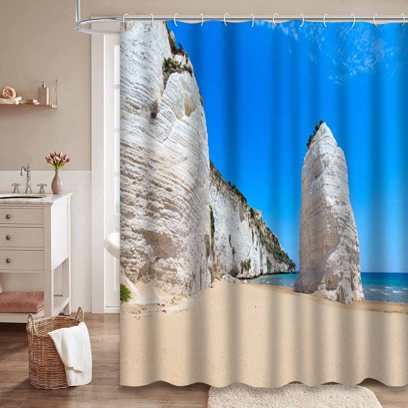Paysage d'été avec 12 crochets Summer Beach, L 72 po x l 78 po