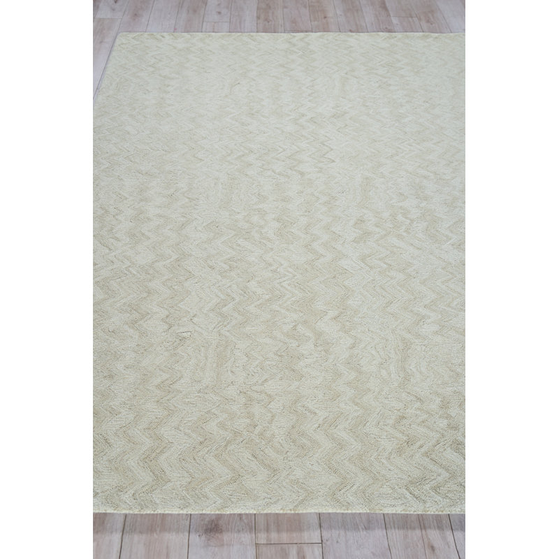 Veneta Hand Tufted Wool Indoor Rug, Rectangle 4' x 6'