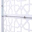 Écran d'intimité blanc l 76 po H 48 po - Polyvalent pour divers espaces-121648484