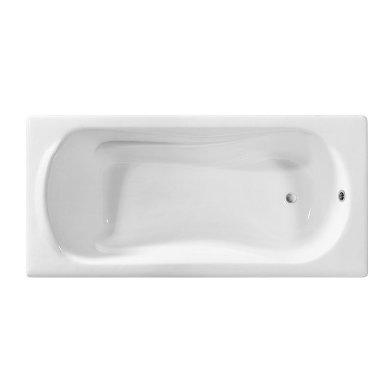 Baignoire de trempage encastrée en fonte 67 po. X 32 po.