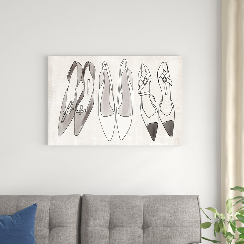 Heels For Days III, H 24 po x l 36 po x P 1,25 po
