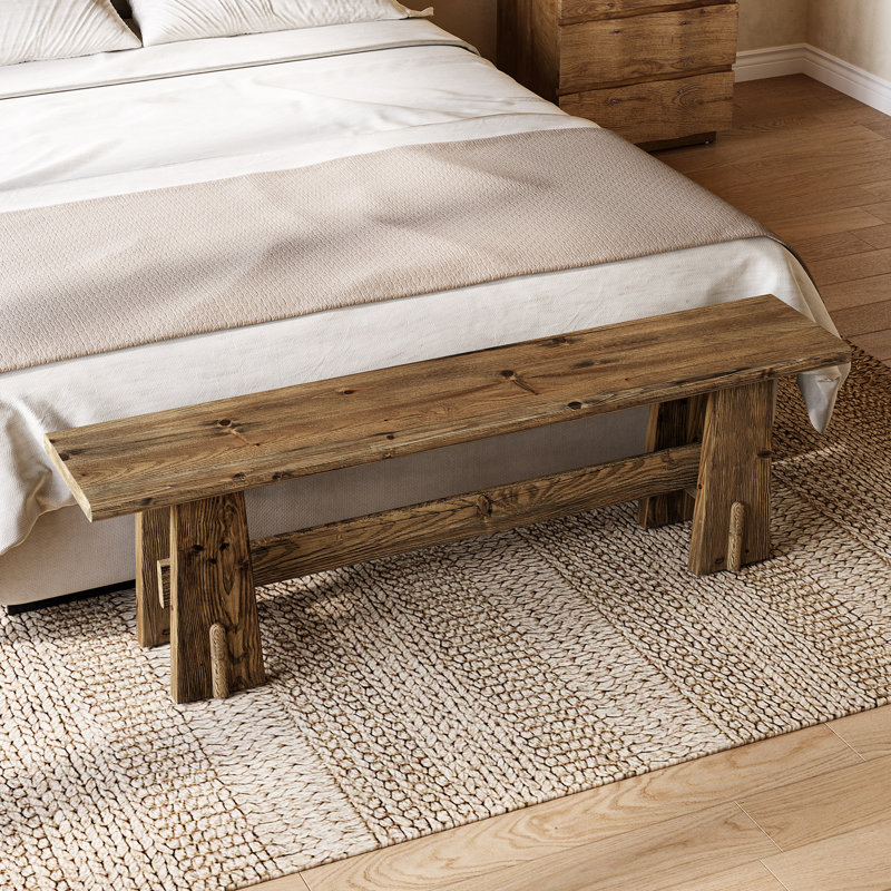 Solid Wood Bench