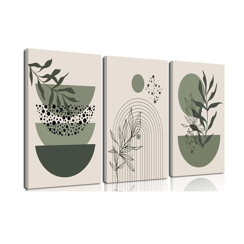 3 Piece Wrapped Canvas Wall Art