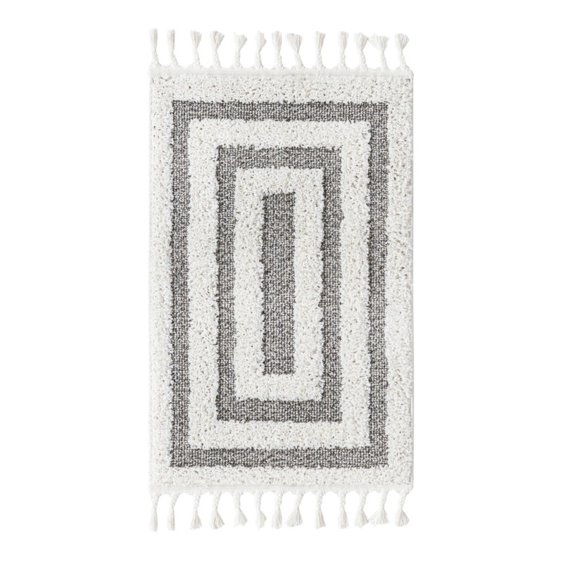Geometric Indoor Rug, Rectangle 2' x 3'1"