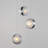 Aliese 3 - Light Polished Chrome LED Cluster Pendant