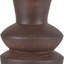 Aditi Dark Brown Curved Terracotta Table Lamp