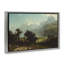 Toile flottante classique encadrée brune du lac des Quatre-Cantons par one1000paintings-659786301-659786303