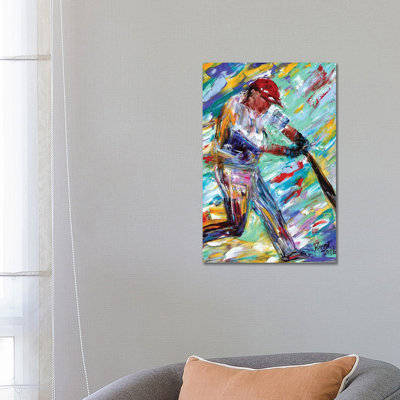 Grand Slam by Karen Tarlton - Wrapped Canvas Painting