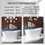 Baignoire de trempage autoportante en acrylique 67 po