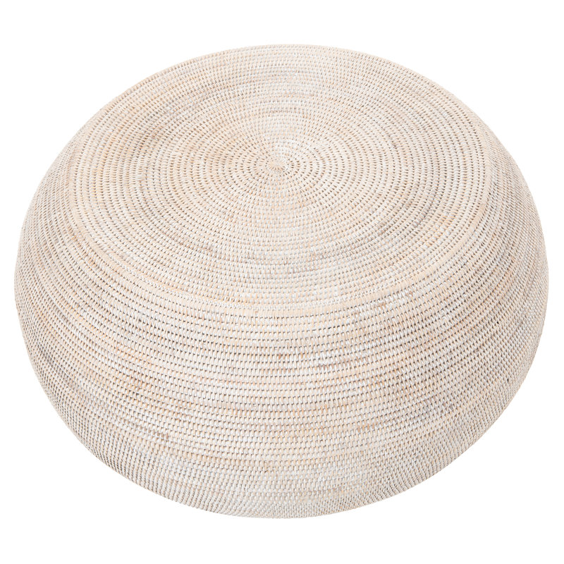 Andersen Solid Coffee Table, White-Wash