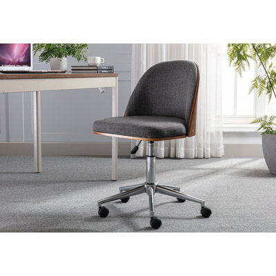 Deracy Fabric Mid-Century Office Chair