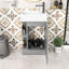 Ensemble de meuble-lavabo simple 18,6 po avec plateau en céramique Raymon-236420004