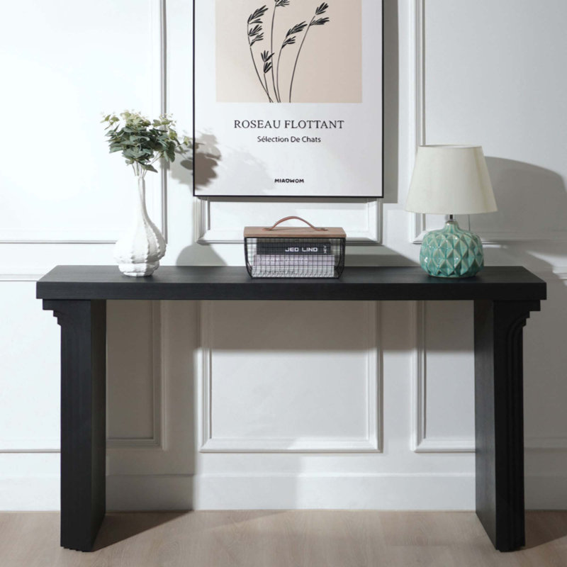 Console moderne en bois minimaliste pour vestibule, salon et couloir - Décoration décorative polyvalente