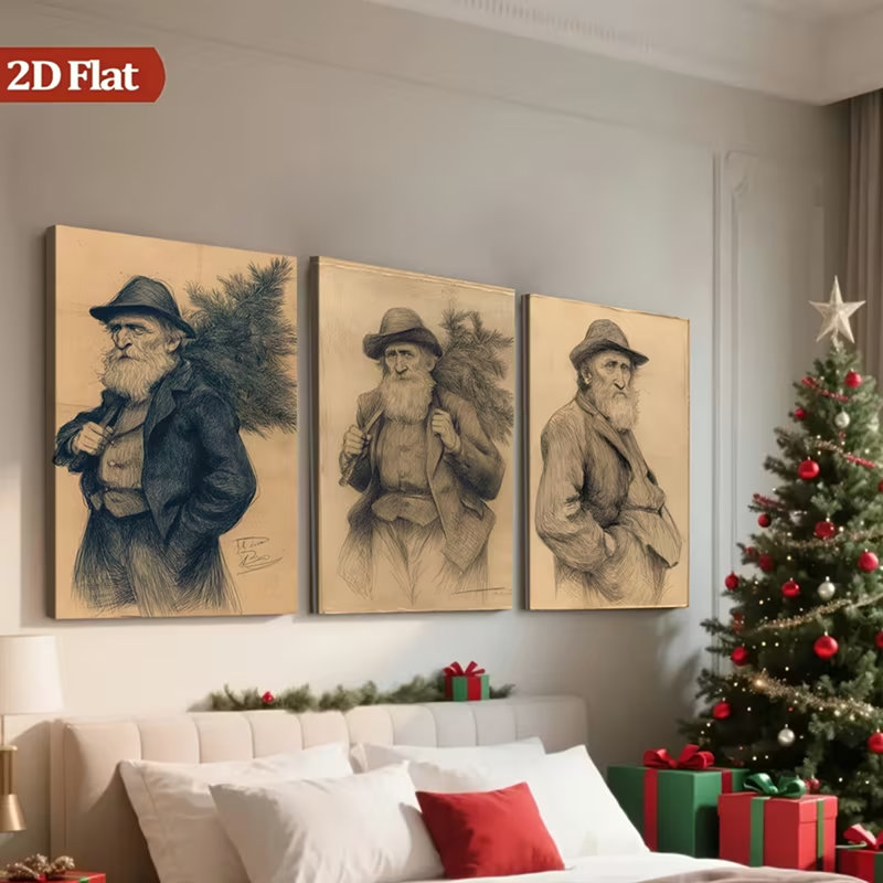 3 Piece Wrapped Canvas Print