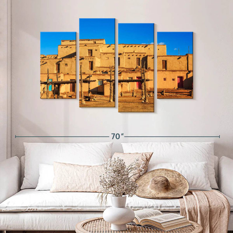 Nicci Taos Pueblo, Nouveau-Mexique, H 32 po x l 52 po