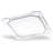 Carlisle Food Service Products Universal™ Rectangle Plastic Container Lid