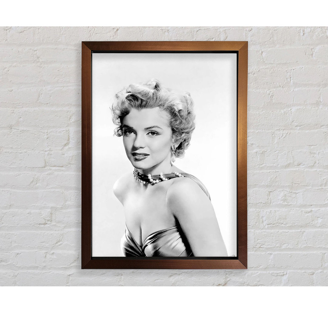 Marilyn Monroe Rare Classic 02 Gerahmter Druck