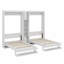 Lits escamotables à double paroi avec armoires et tablettes-637706865