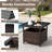 Mercedes Square Outdoor Side Table Yes , 22 " W 22 " D