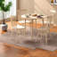 Tables de salle à manger extensibles en chêne (table seulement, sans chaises, avec plateau et pieds)