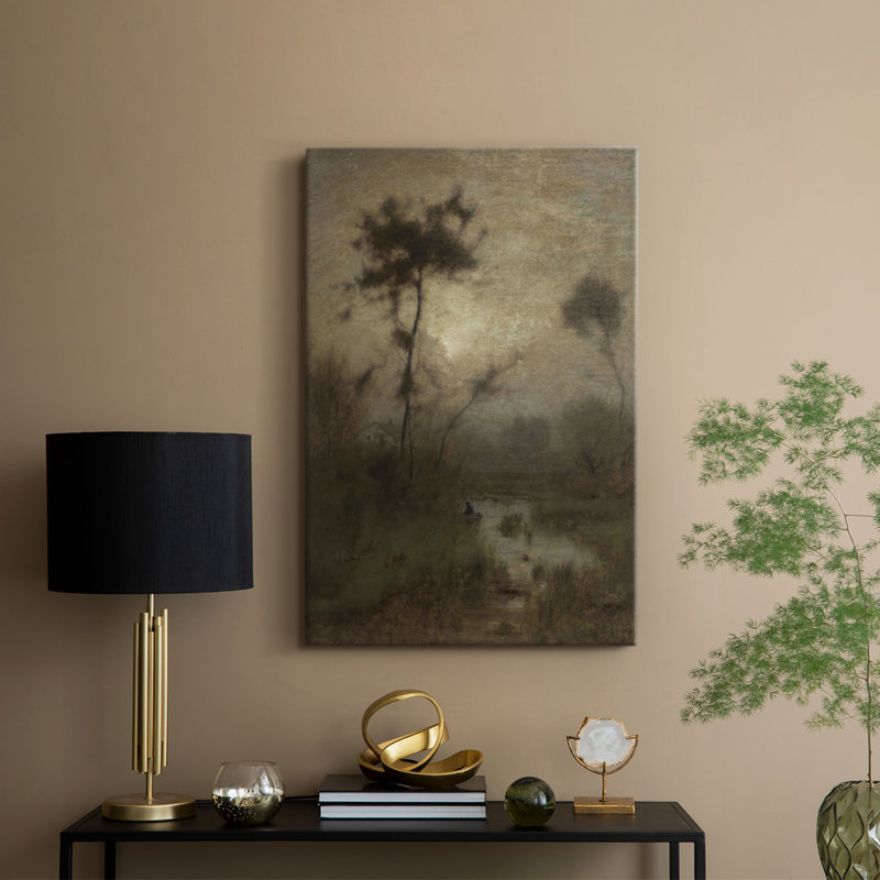 Paysage rétro CCLXIII - Cavas enveloppés de galerie, H 60 po x l 40 po
